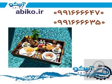 سینی چوبی شناور روی آب استخر در همدان با قیمت مناسب