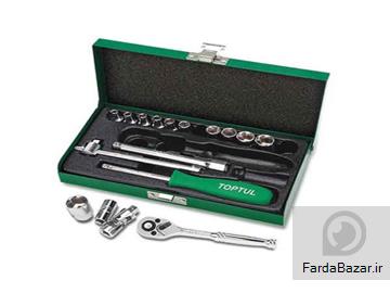 عکس آگهی جعبه بکس تاپ تول 17 عددی 1-4 اینچ مدل GCAD1701