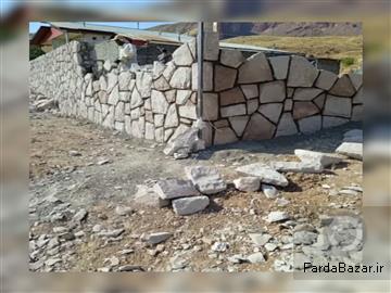 پیمانکاری سنگ لاشه طراحی و ساخت آبنما آبشار برکه جوب