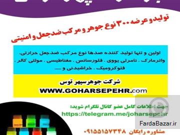انواع مرکب وجوهر امنیتی و ضدجعل نامرئی واترمارک حرارتی مادون قرمز و مغناطیسی