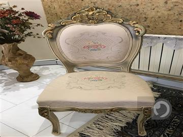 عکس آگهی مبلمان هفت نفره به همراه میزناهارخوری